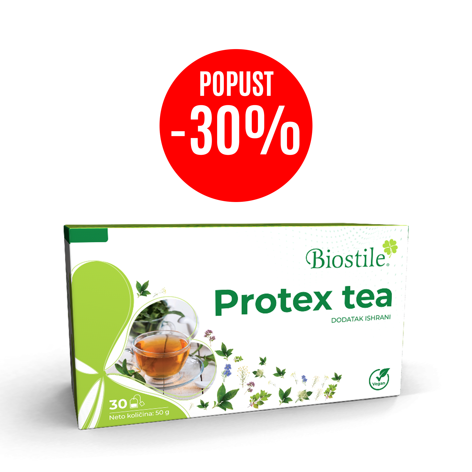 LIVER PROTECT - DUPLA FORMULA ZA DUPLI EFEKAT 43 Protex čaj