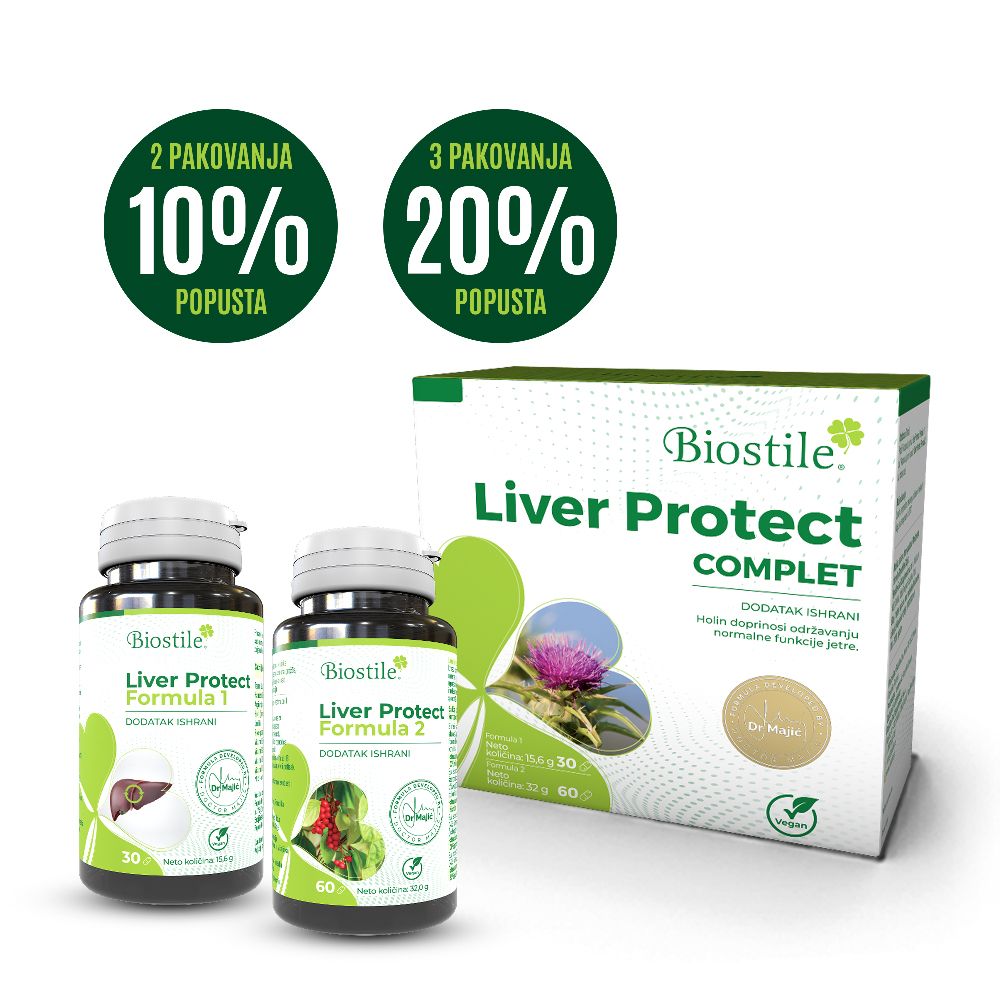 LIVER PROTECT - DUPLA FORMULA ZA DUPLI EFEKAT 2 LIVER PROTECT - DUPLA FORMULA ZA DUPLI EFEKAT