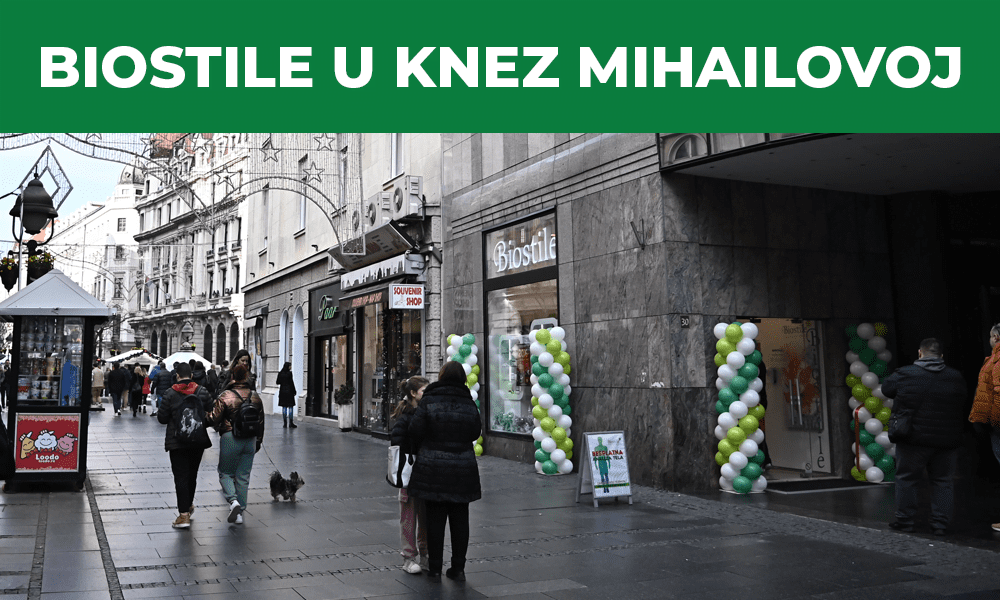 Nova Biostile prodavnica – smeštena u Knez Mihailovoj u Beogradu! 8 BLOG knez homepagev2
